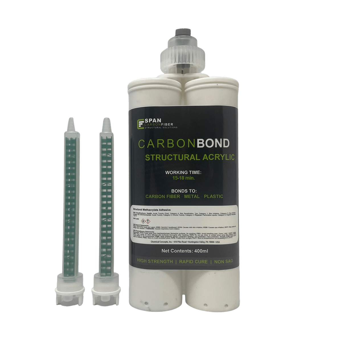 CarbonBond Structural Acrylic Adhesive – Black CarbonBond