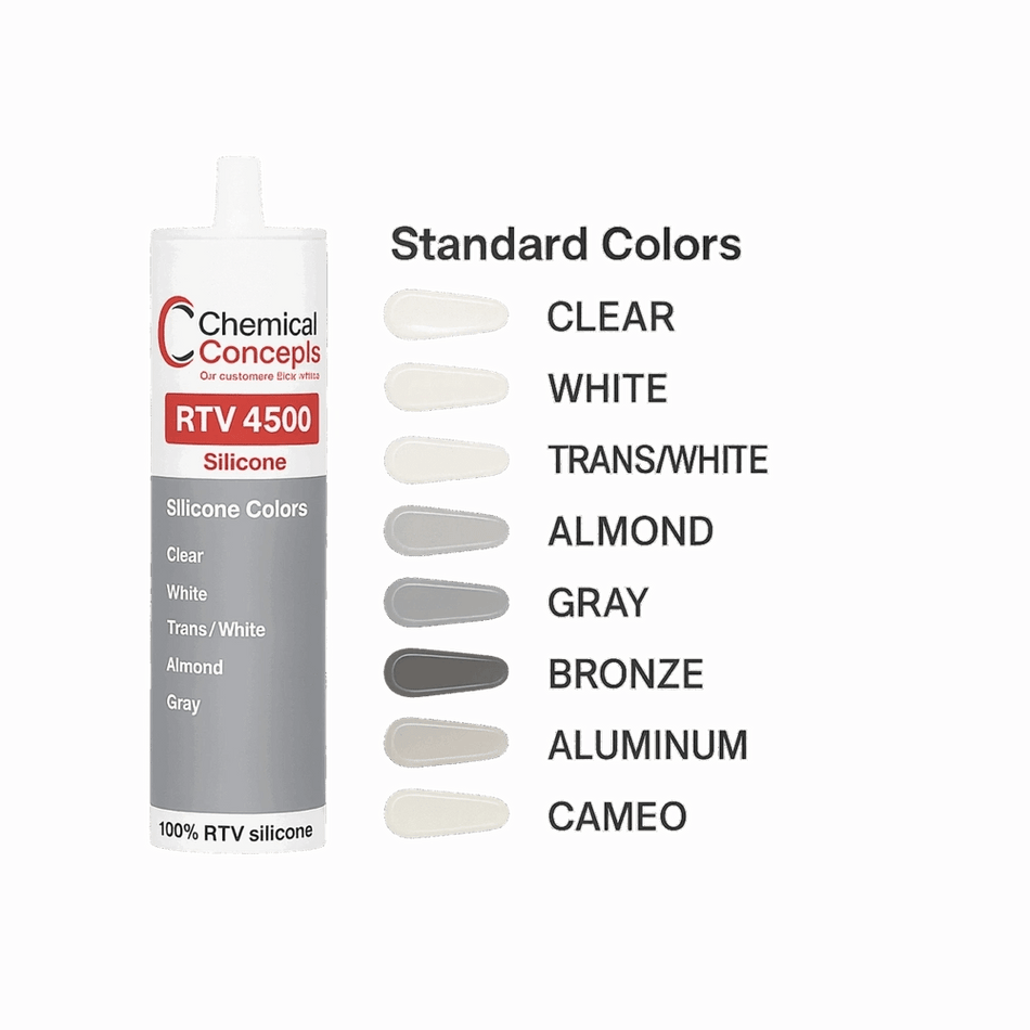 Chem-Set RTV4500 100% Silicone – Specialty Colors Chem-Set