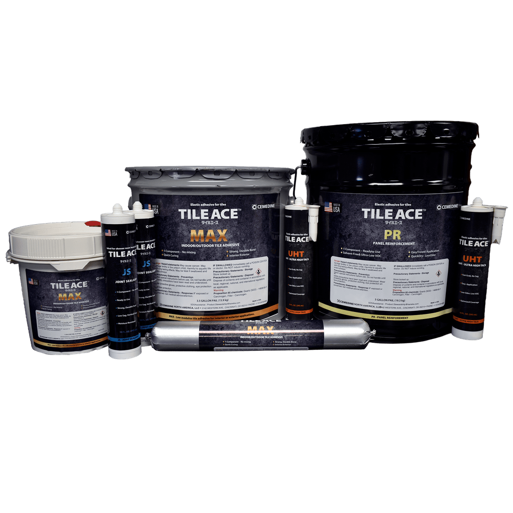 Cemedine Tile Ace Max – Indoor/Outdoor MS Polymer Tile Adhesive Tile Ace