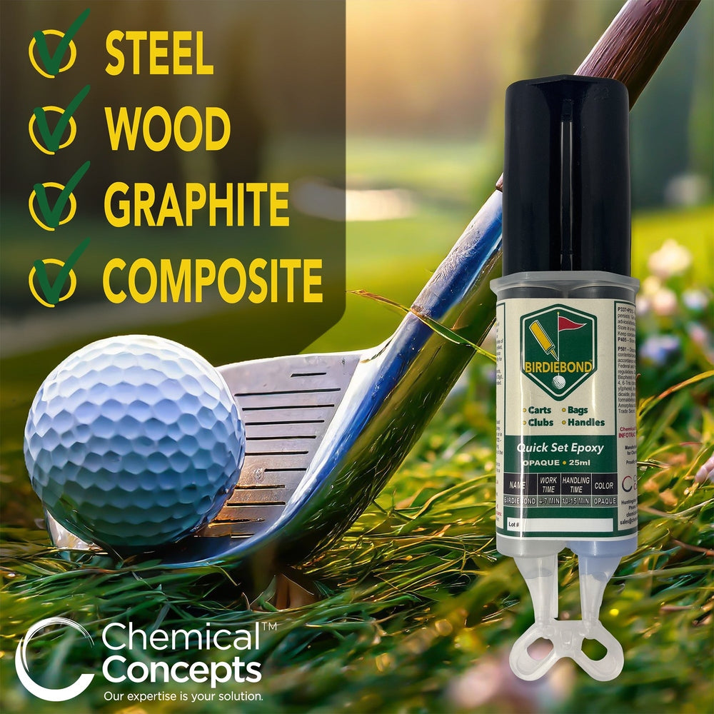 BirdieBond™ Golf Epoxy Glue – 25ml Syringe Birdie Bond