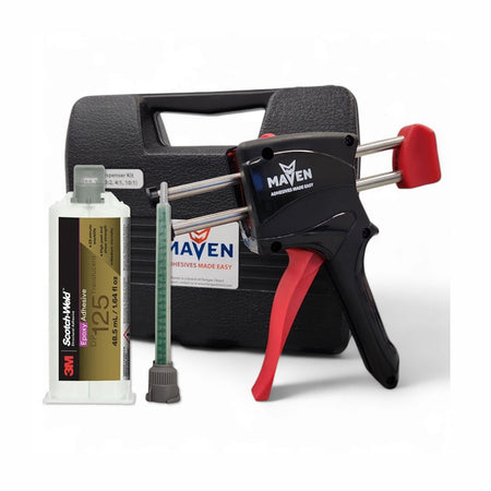 3M Scotch-Weld DP125 Translucent Clear Flexible Temp Resistant 25-Minute Set Epoxy Plastics, Ceramics, Wood & Metals 3M Scotch-Weld