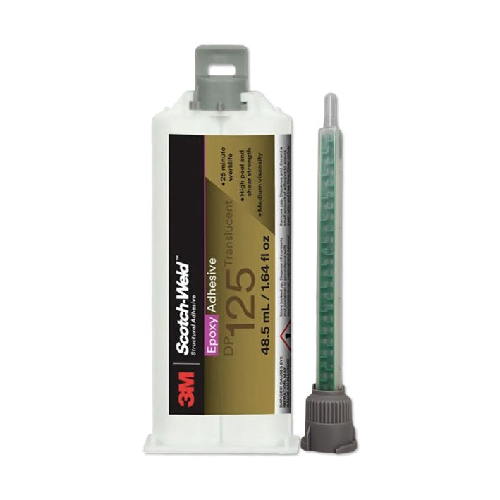 3M Scotch-Weld DP125 Gray Flexible Temp Resistant 25-Minute Set Epoxy Plastics, Ceramics, Wood & Metals 3M Scotch-Weld