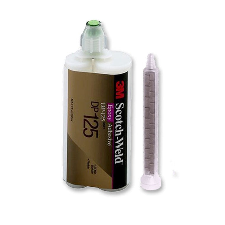 3M Scotch-Weld DP125 Gray Flexible Temp Resistant 25-Minute Set Epoxy Plastics, Ceramics, Wood & Metals 3M Scotch-Weld