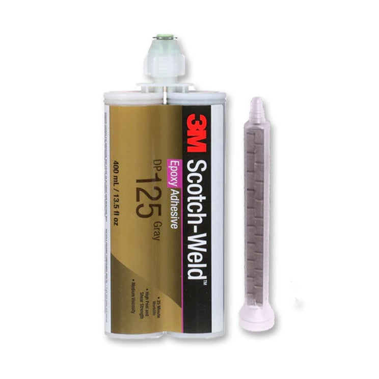 3M Scotch-Weld DP125 Gray Flexible Temp Resistant 25-Minute Set Epoxy Plastics, Ceramics, Wood & Metals 3M Scotch-Weld