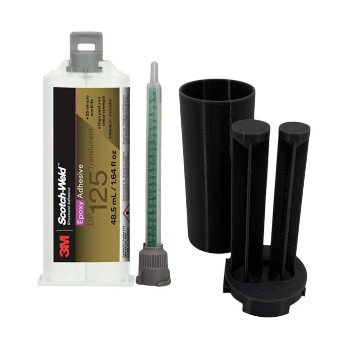 3M Scotch-Weld DP125 Gray Flexible Temp Resistant 25-Minute Set Epoxy Plastics, Ceramics, Wood & Metals 3M Scotch-Weld