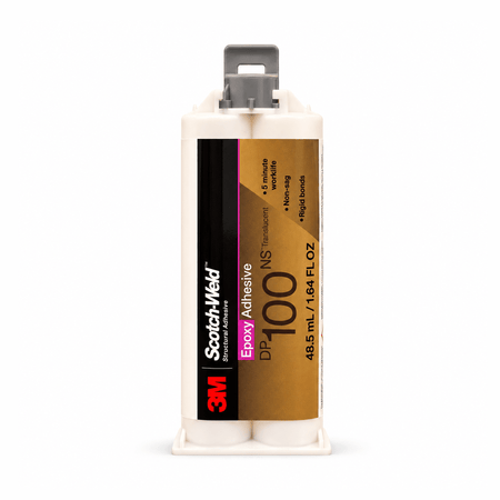 3M Scotch-Weld DP100NS Translucent - 5 Minute Flexible Non-Sag Fast Set Epoxy 3M Scotch-Weld