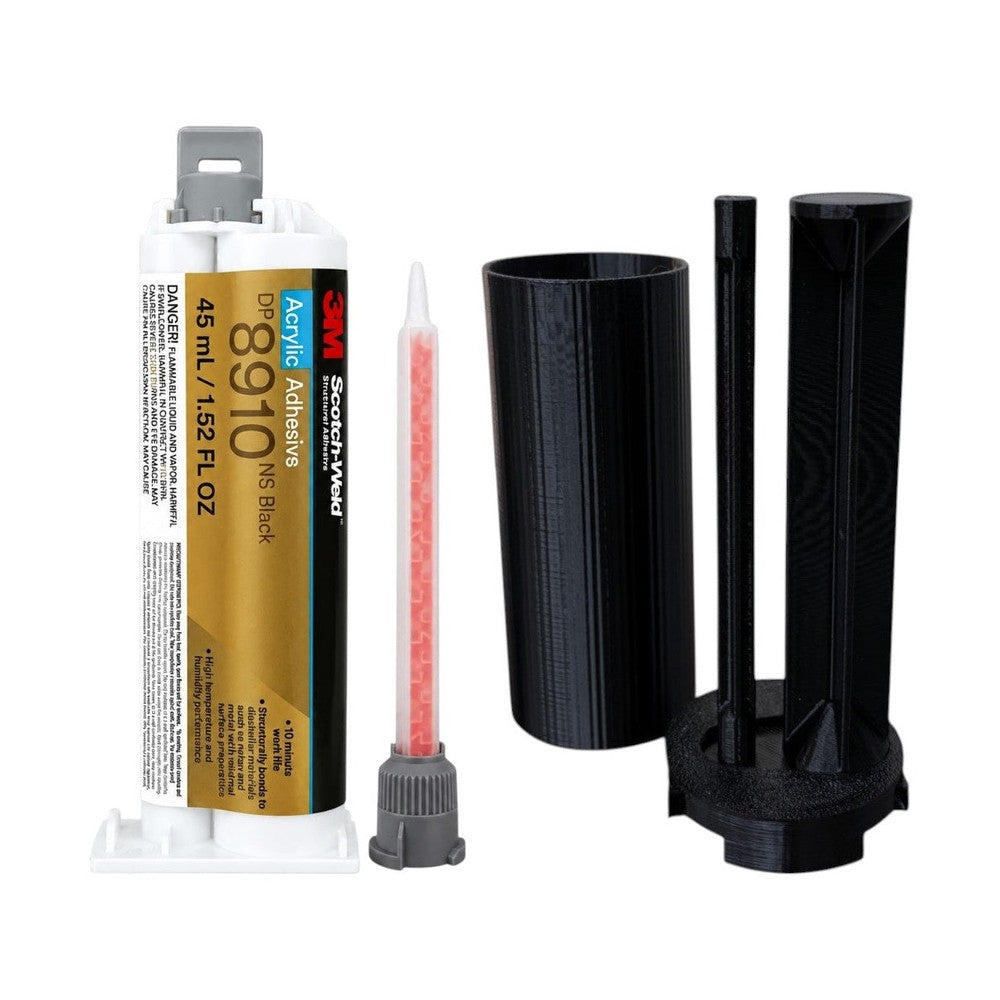 3M Scotch-Weld DP8910NS Black Cartridge 10:01 Mix Ratio, Nylon Bonder Acrylics Adhesive 3M Scotch-Weld