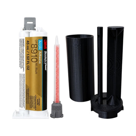 3M Scotch-Weld DP8910NS Black Cartridge 10:01 Mix Ratio, Nylon Bonder Acrylics Adhesive 3M Scotch-Weld
