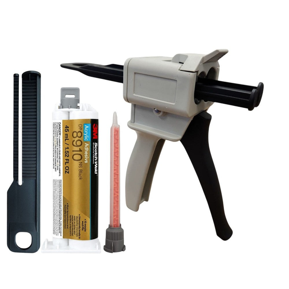 3M Scotch-Weld DP8910NS Black Cartridge 10:01 Mix Ratio, Nylon Bonder Acrylics Adhesive 3M Scotch-Weld