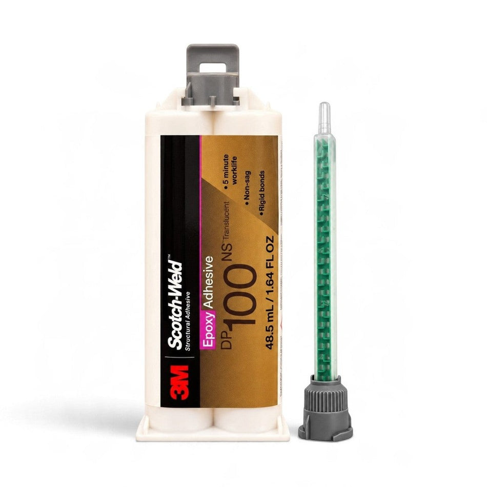 3M Scotch-Weld DP100NS Translucent - 5 Minute Flexible Non-Sag Fast Set Epoxy 3M Scotch-Weld