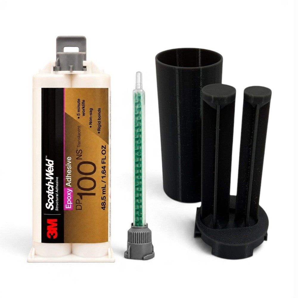 3M Scotch-Weld DP100NS Translucent - 5 Minute Flexible Non-Sag Fast Set Epoxy 3M Scotch-Weld