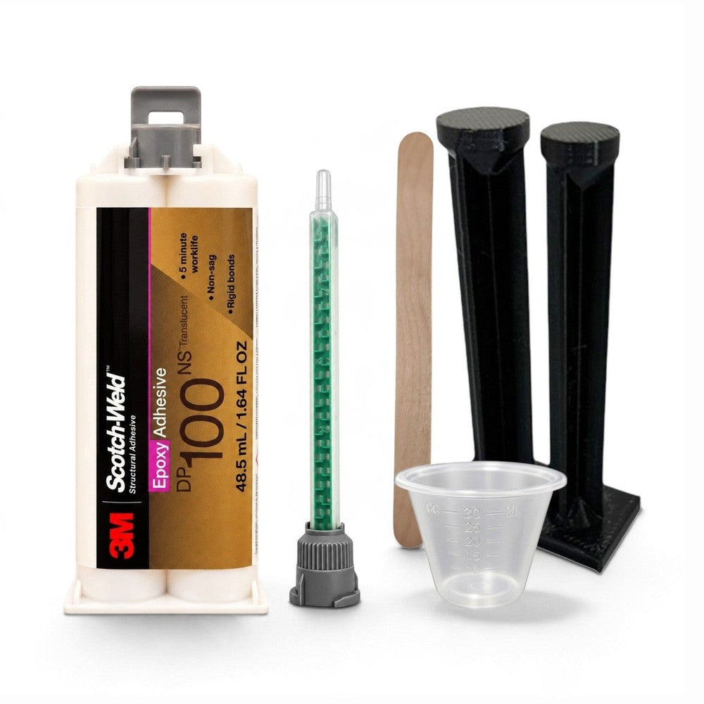 3M Scotch-Weld DP100NS Translucent - 5 Minute Flexible Non-Sag Fast Set Epoxy 3M Scotch-Weld