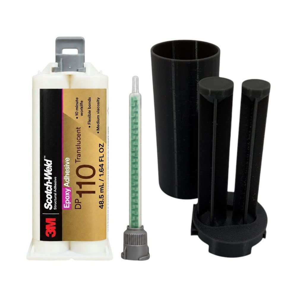 3M Scotch-Weld DP110 Flexible Temp Resistant 20-Minute Set Plastic & Metal Epoxy 3M Scotch-Weld