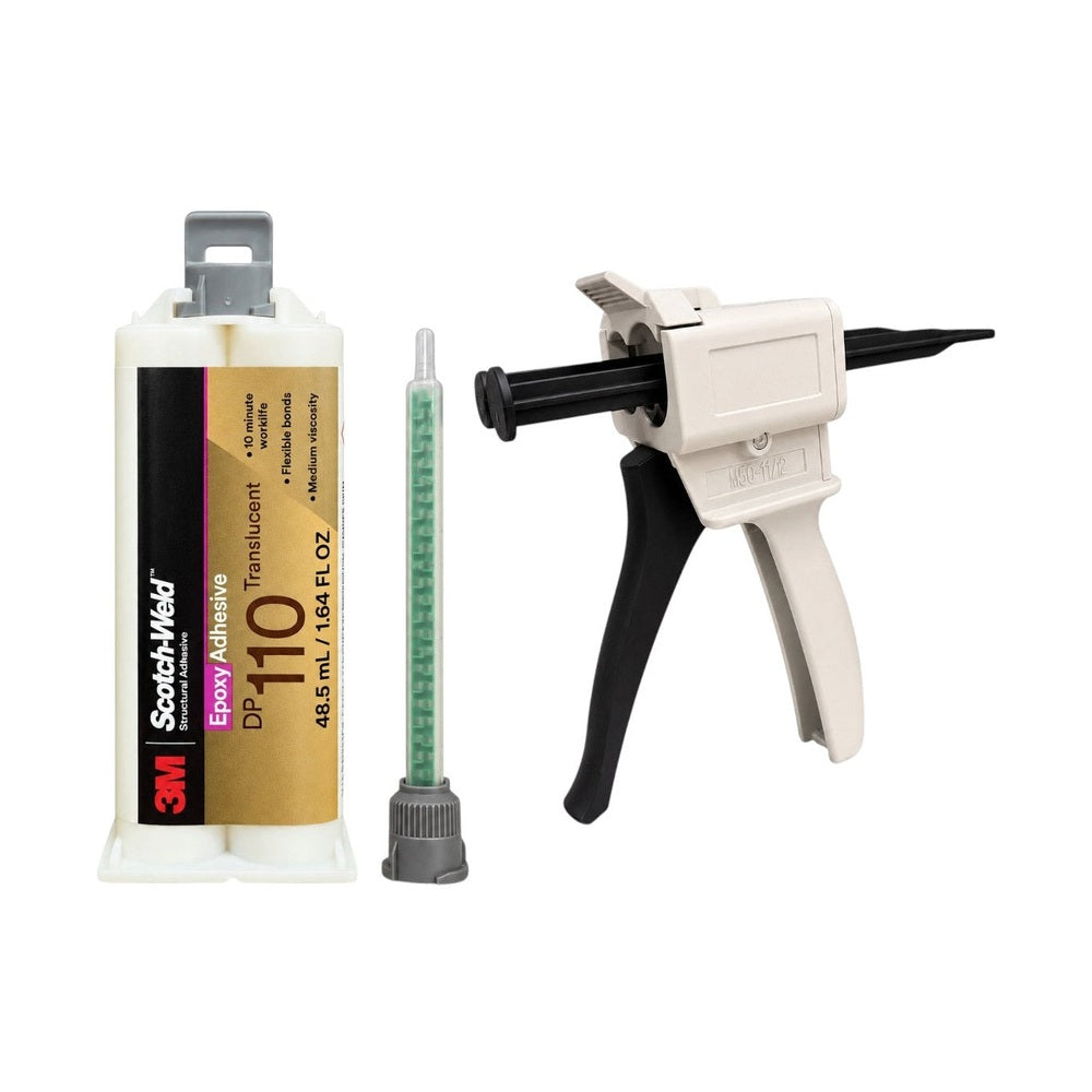3M Scotch-Weld DP110 Flexible Temp Resistant 20-Minute Set Plastic & Metal Epoxy 3M Scotch-Weld