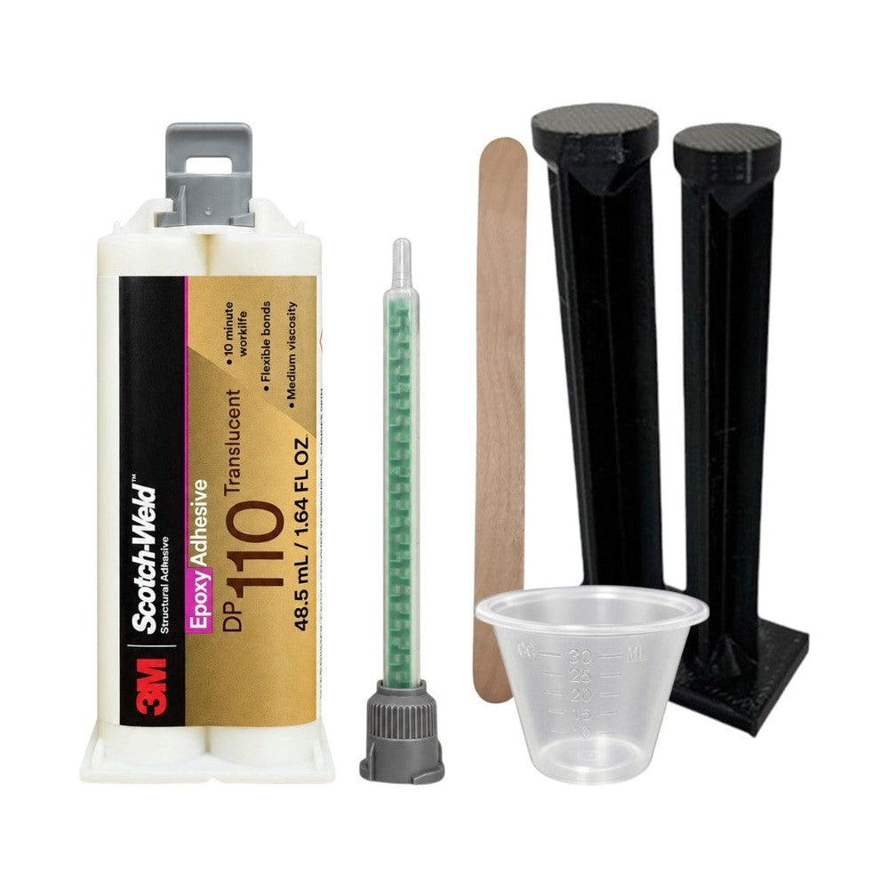 3M Scotch-Weld DP110 Flexible Temp Resistant 20-Minute Set Plastic & Metal Epoxy 3M Scotch-Weld