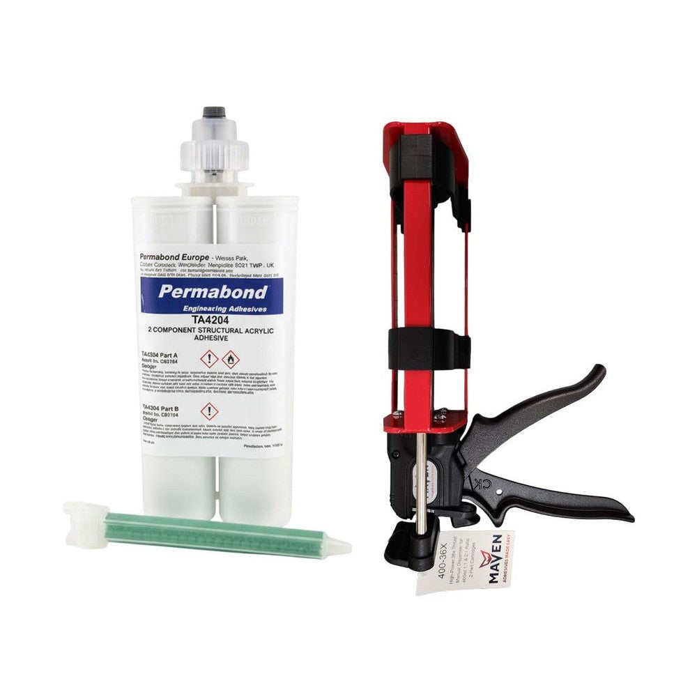 Permabond TA4204 Cartridge 1:1 Toughened Acrylic Adhesive Permabond