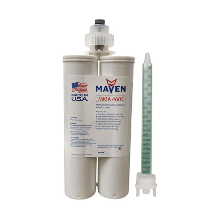 Maven MMA4605 1:1 ratio Polyolefin Bonder Bonds Polyethylene, Polypropylene& Nylon High Strength MMA Adhesive Perigee Direct