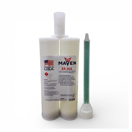 Maven Epoxy EA 505 - Fast Set 5-Min Epoxy-Thin-Medium Viscosity Translucent Clear-1:1 ratio Maven Adhesives