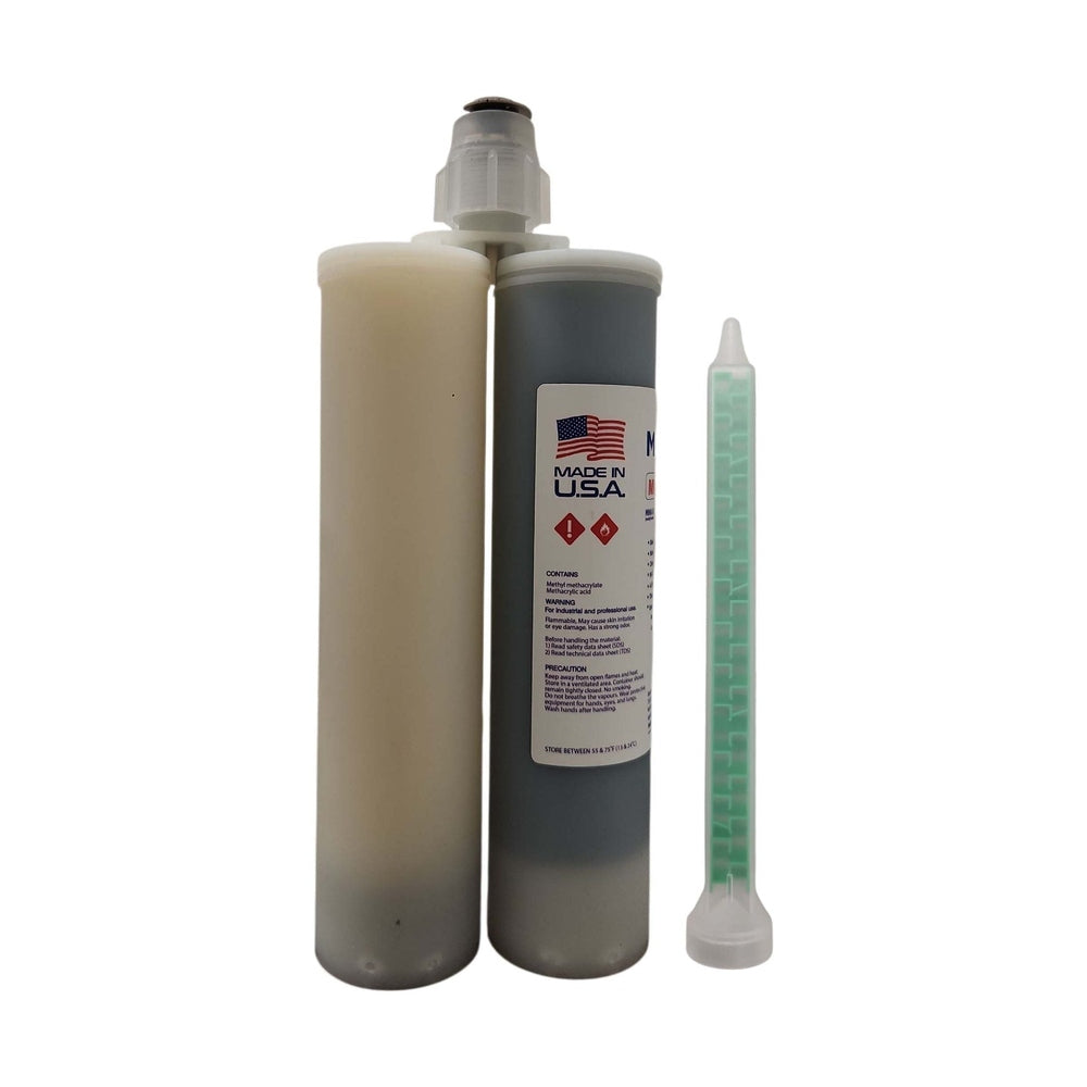 Maven MMA 590 - Slow Set 90-110 minutes MMA Marine-Optimized Adhesive - Thick/High Viscosity Black or White 1:1 ratio Maven Adhesives