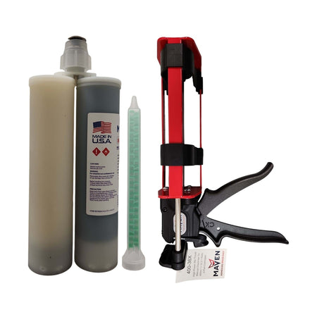 Maven MMA 590 - Slow Set 90-110 minutes MMA Marine-Optimized Adhesive - Thick/High Viscosity Black or White 1:1 ratio Maven Adhesives