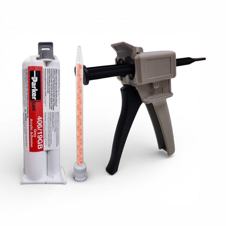 LORD 406/19GB 4-6 Minute "Glass-Bead" formula Temperature Resistant, Non-Sag acrylic adhesive Lord