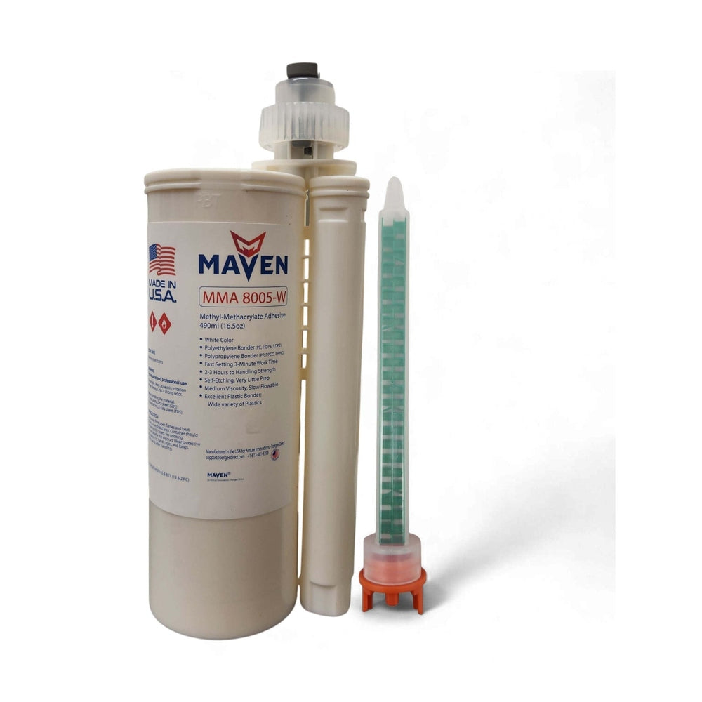 Maven MMA8005 Polyolefin Bonder Bonds Polyethylene, Polypropylene& Nylon High Strength MMA Adhesive Perigee Direct