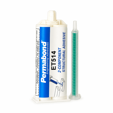 PERMABOND ET514 Slow Set 30 - 50 min 1:1 Mixable Two-Part Epoxy Adhesive Cartridges & Accessories PERMABOND