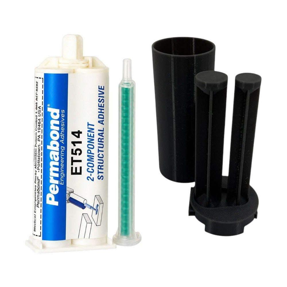 PERMABOND ET514 Slow Set 30 - 50 min 1:1 Mixable Two-Part Epoxy Adhesive Cartridges & Accessories PERMABOND