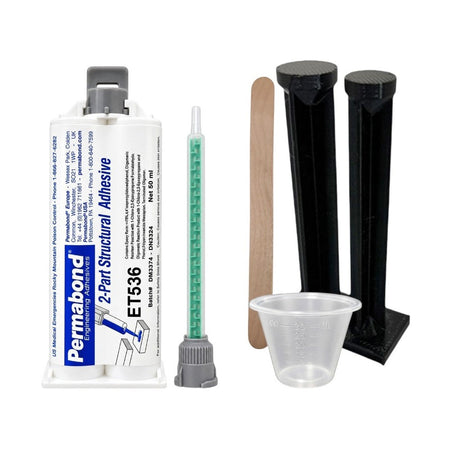 PERMABOND ET536 Slow Set 50 - 80 min Dark Gray High Strength Chemical Resistant Epoxy Permabond