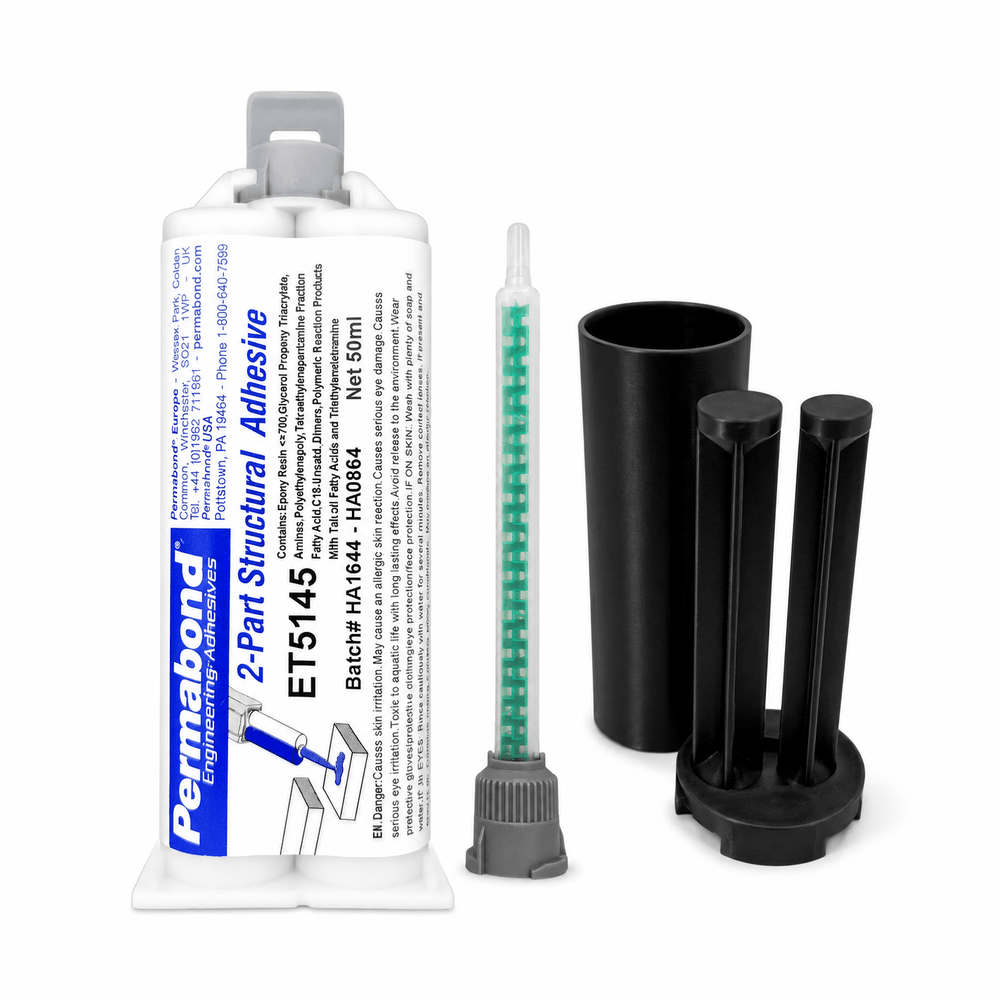 Permabond ET5145 Slow Set 50 - 80 min Food Grade Epoxy Gray Thick Gel Permabond