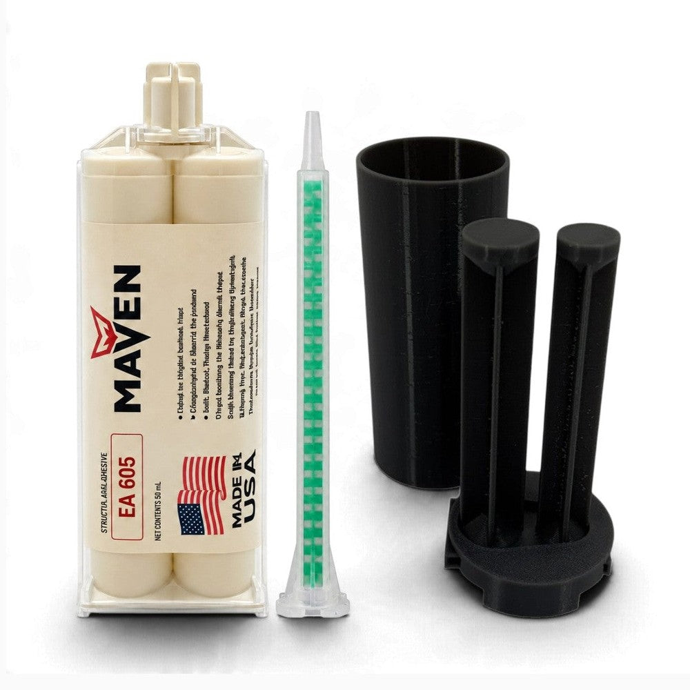 Maven Epoxy EA 605 aka EA 555 - Fast Set 5-Min Steel Filled-Medium Viscosity-Metallic Gray Epoxy-1:1 ratio Maven Adhesives