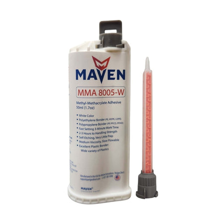 Maven MMA8005 Polyolefin Bonder Bonds Polyethylene, Polypropylene& Nylon High Strength MMA Adhesive Perigee Direct