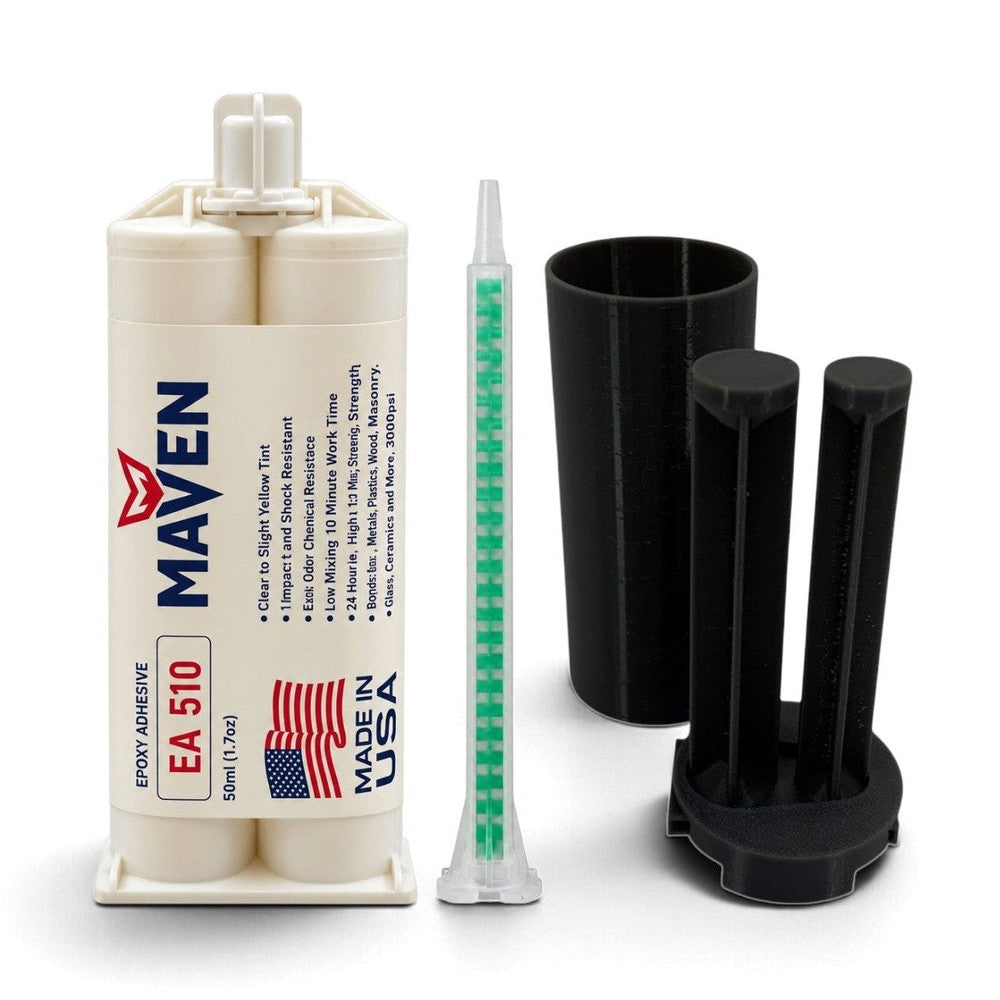 Maven EA510 10-Minute Epoxy Chemical Resistant Medium Viscosity Adhesive Direct substiture for Devcon 10 Minute 14251 Maven Adhesives