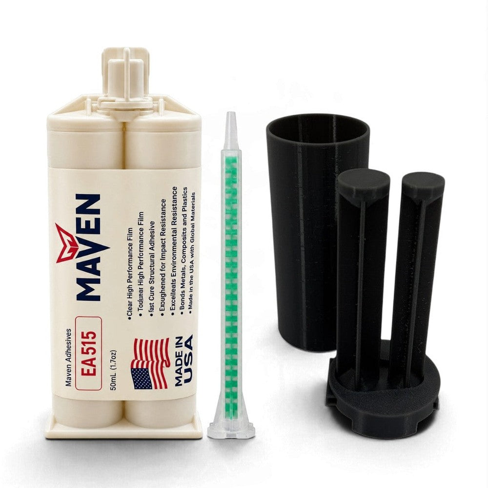 Maven Epoxy EA 515 - Medium Set 15-20 -Min Epoxy-Medium-Thin Viscosity Translucent Clear-1:1 ratio Maven Adhesives