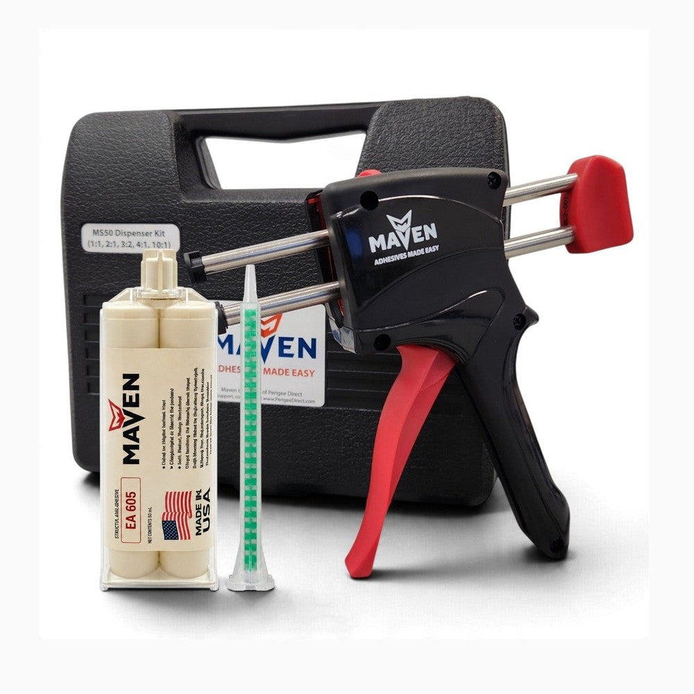 Maven Epoxy EA 605 aka EA 555 - Fast Set 5-Min Steel Filled-Medium Viscosity-Metallic Gray Epoxy-1:1 ratio Maven Adhesives
