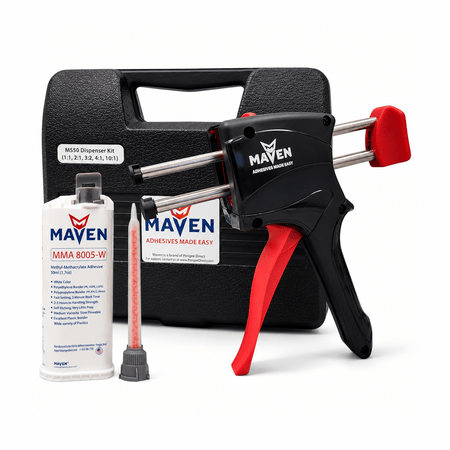 Maven MMA8005 Polyolefin Bonder Bonds Polyethylene, Polypropylene& Nylon High Strength MMA Adhesive Perigee Direct