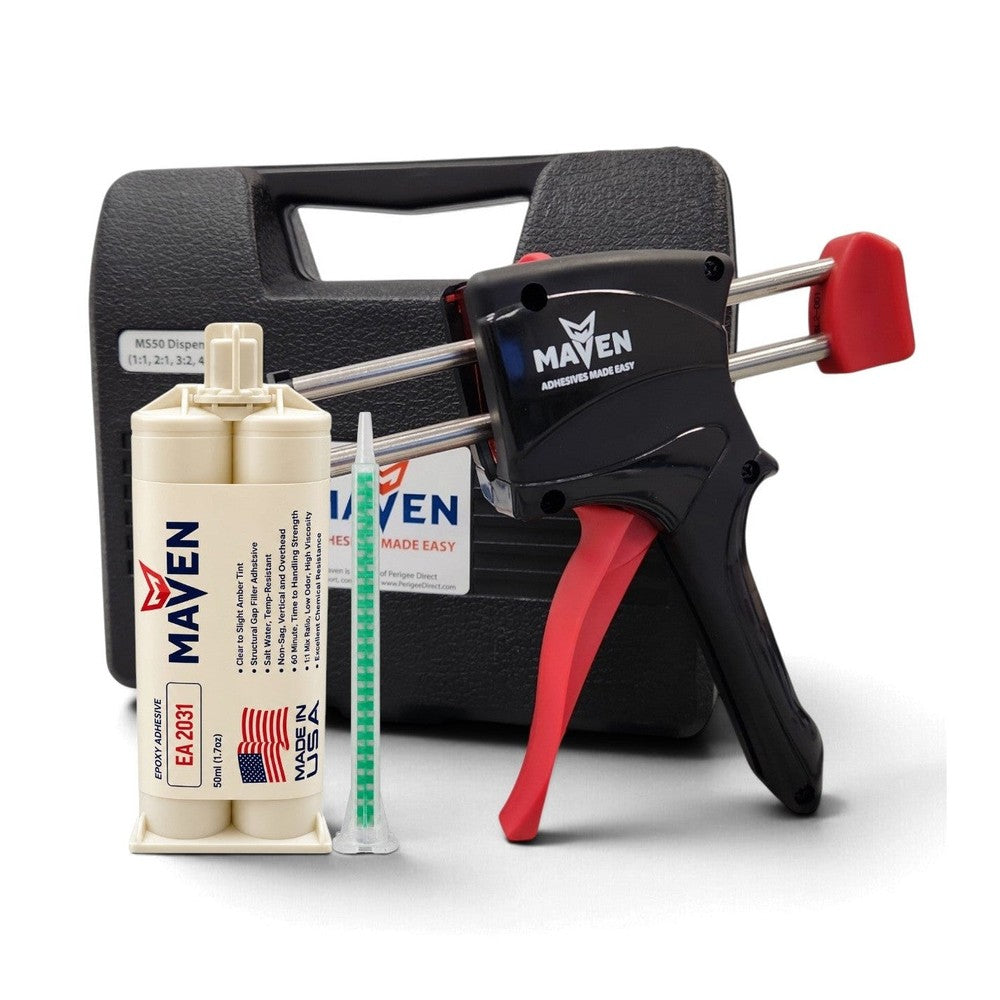 Maven EA 2031 - 60-Min Set Chemical Resistant -Black Thixotropic Toughened Epoxy Gel Maven Adhesives