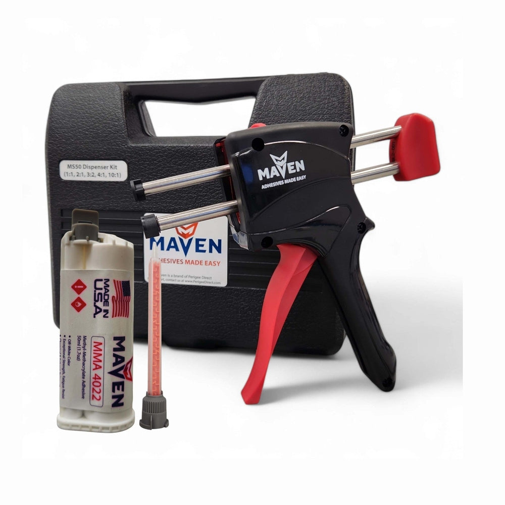 Maven MMA 4022 Acrylic - Medium Set 20-Min Toughened Impact Resistant MMA Adhesive-High Viscosity Blue-10:1 ratio Maven Adhesives