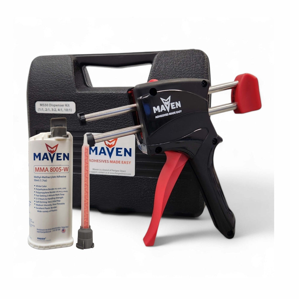 Maven MMA8005 Polyolefin Bonder Bonds Polyethylene, Polypropylene& Nylon High Strength MMA Adhesive Perigee Direct