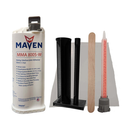 Maven MMA8005 Polyolefin Bonder Bonds Polyethylene, Polypropylene& Nylon High Strength MMA Adhesive Perigee Direct