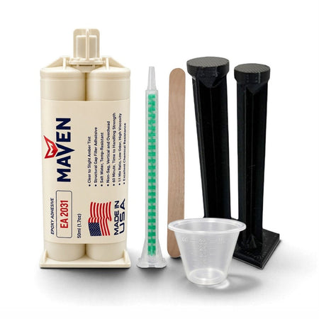 Maven EA 2031 - 60-Min Set Chemical Resistant -Black Thixotropic Toughened Epoxy Gel Maven Adhesives