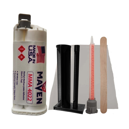 Maven MMA 4022 Acrylic - Medium Set 20-Min Toughened Impact Resistant MMA Adhesive-High Viscosity Blue-10:1 ratio Maven Adhesives