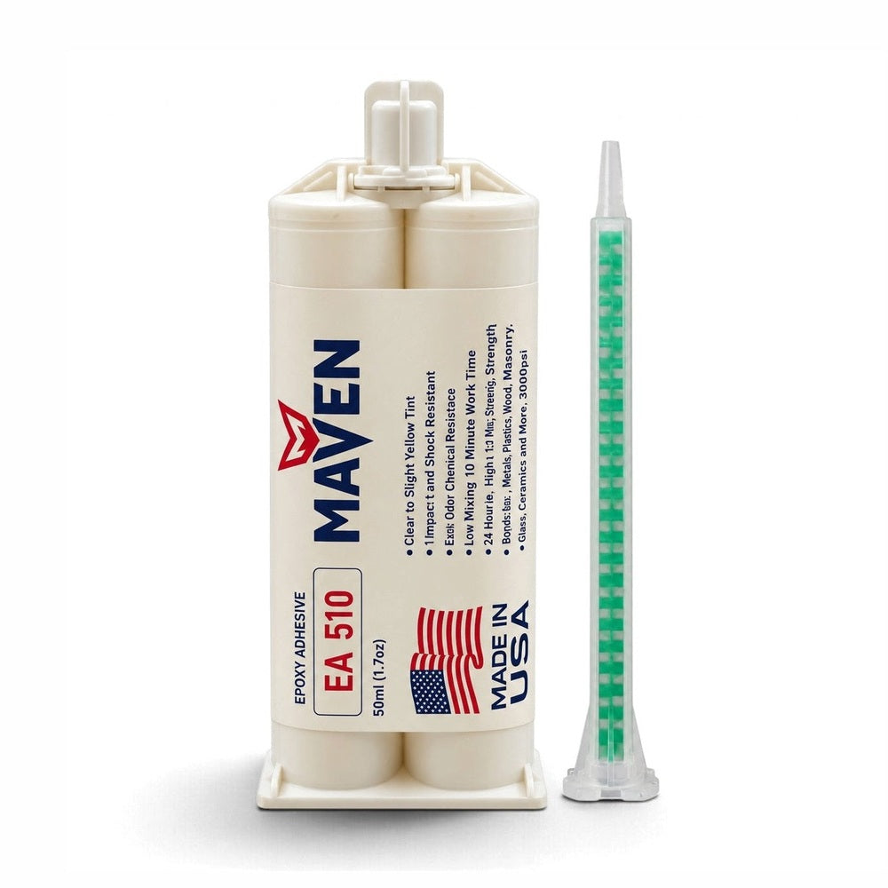 Maven EA510 10-Minute Epoxy Chemical Resistant Medium Viscosity Adhesive Direct substiture for Devcon 10 Minute 14251 Maven Adhesives