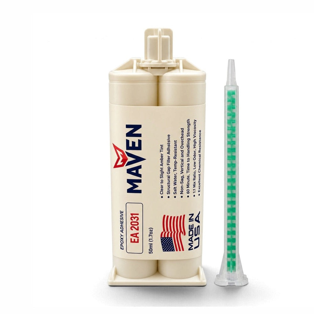 Maven EA 2031 - 60-Min Set Chemical Resistant -Black Thixotropic Toughened Epoxy Gel Maven Adhesives