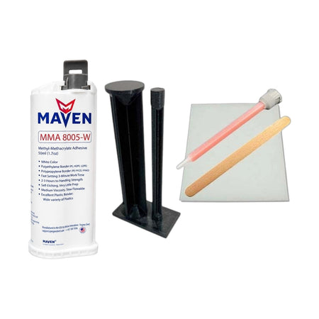 Maven MMA8005 Polyolefin Bonder Bonds Polyethylene, Polypropylene& Nylon High Strength MMA Adhesive Perigee Direct