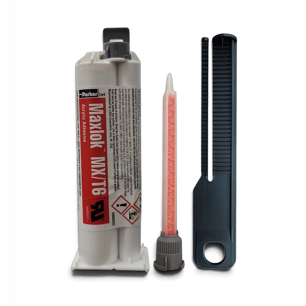 LORD Maxlok T6 MX 3019632 4:1 Ratio Fast set 6-9 min Acrylic Adhesive non-sagging, and resistance to temperature, moisture, solvents Lord