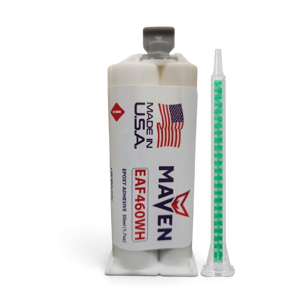 Maven EAF460 - Slow Set 60 Minute Black or Off-White Epoxy - Toughened 60-Minute Set Epoxy Adhesive Maven Adhesives