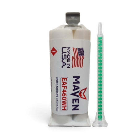 Maven EAF460 - Slow Set 60 Minute Black or Off-White Epoxy - Toughened 60-Minute Set Epoxy Adhesive Maven Adhesives