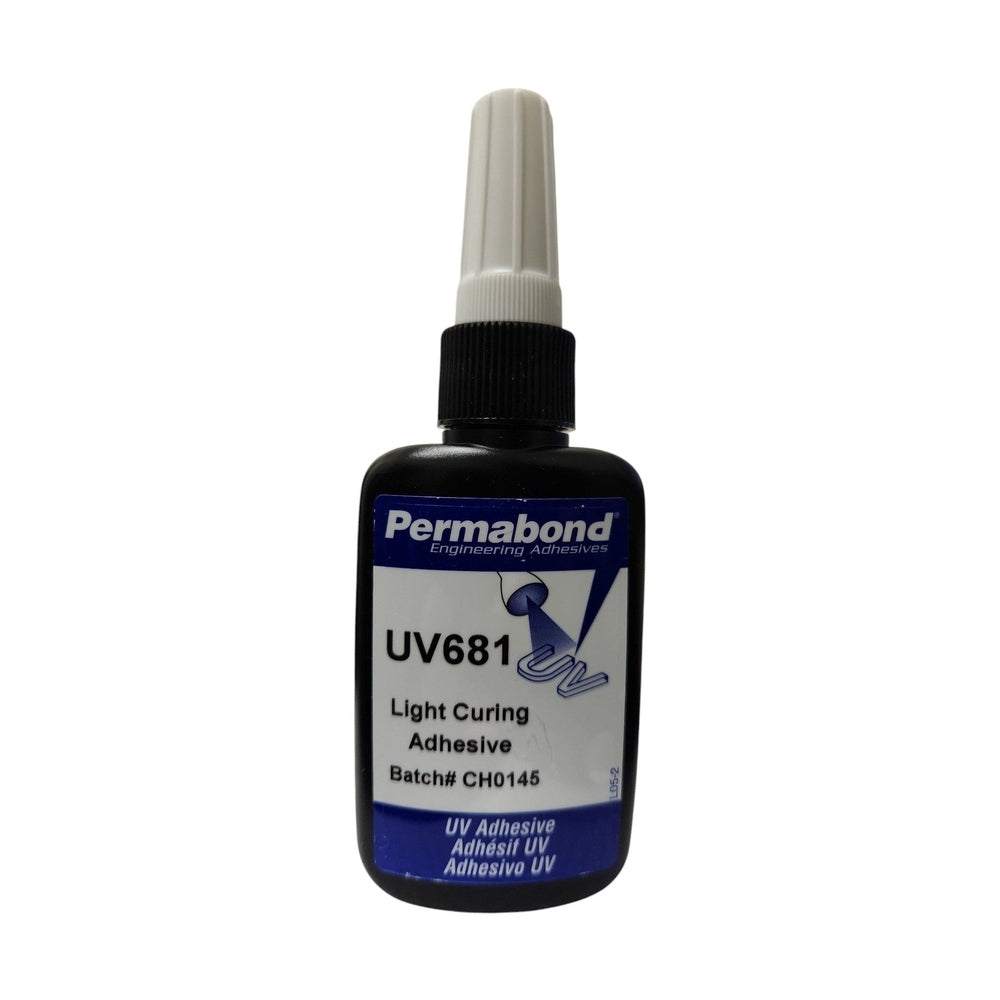 Permabond UV681 UV Curable Clear Coating Thin Flowable Low Viscosity to Smooth over Surfaces, Transparant, Crystal Clear Coating Permabond