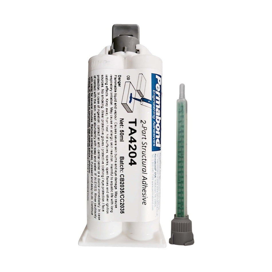 Permabond TA4204 Cartridge 1:1 Toughened Acrylic Adhesive Permabond